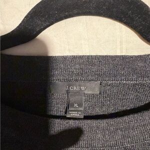 J. Crew Charcoal Knit Top nwt